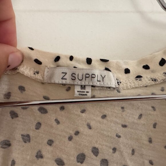 Z Supply Women's Sunset Polka Dot Slub Tank Top - M / Medium - Picture 3 of 4